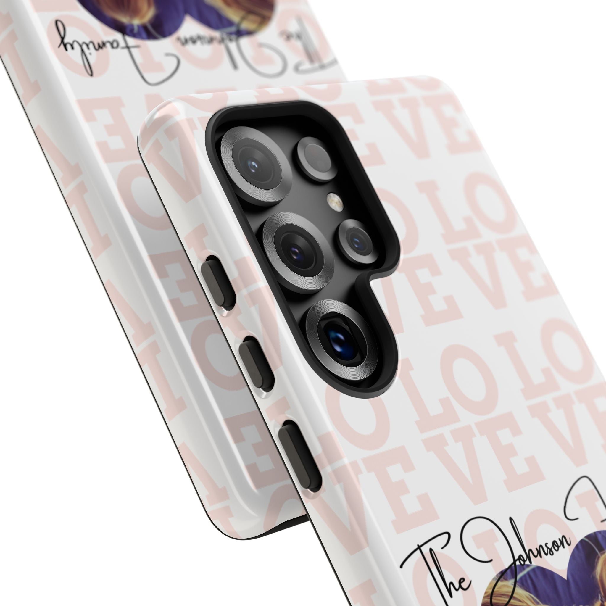 Custom Tough Phone Case, Personalized Protective Cover for iPhone, Samsung, Google Pixel