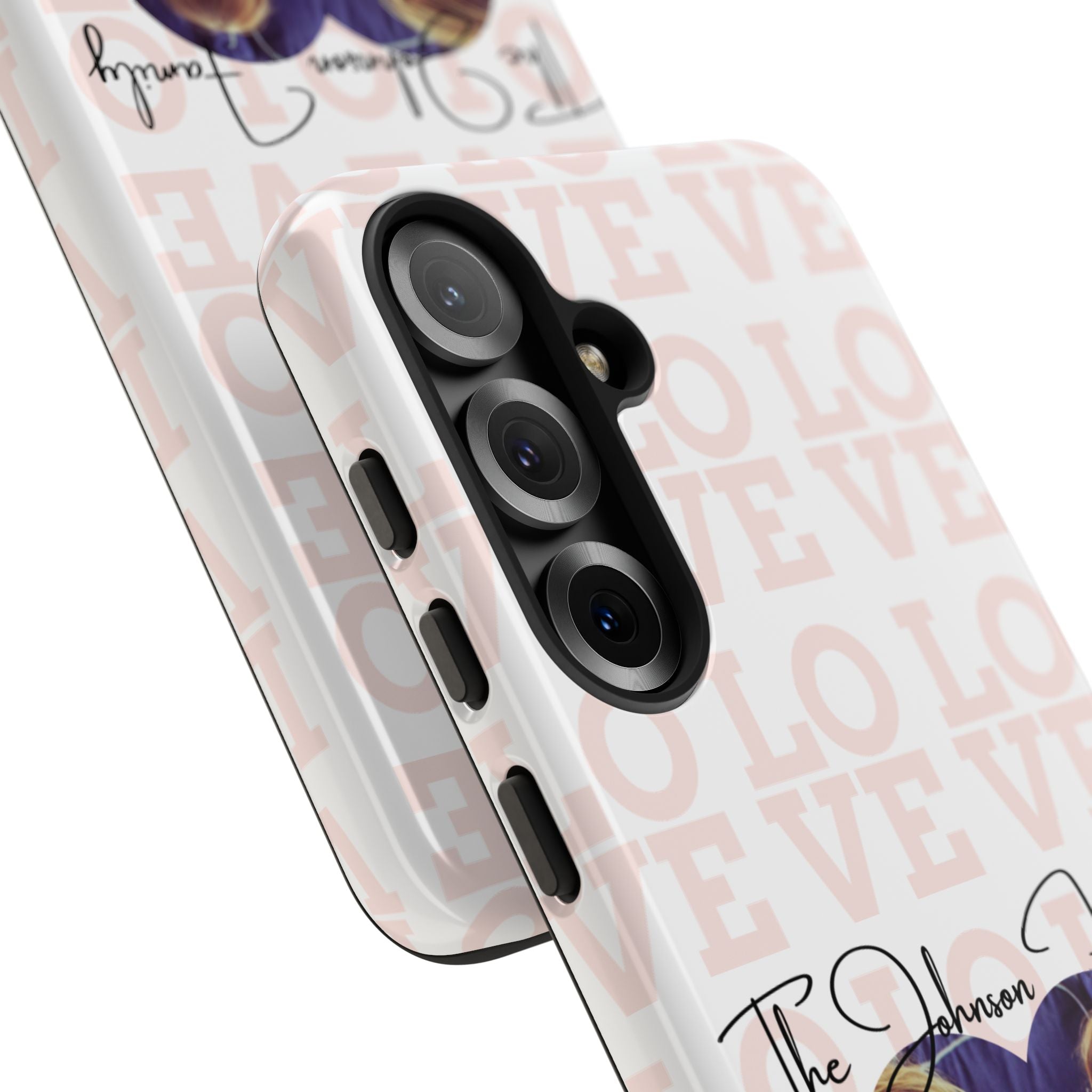 Custom Tough Phone Case, Personalized Protective Cover for iPhone, Samsung, Google Pixel