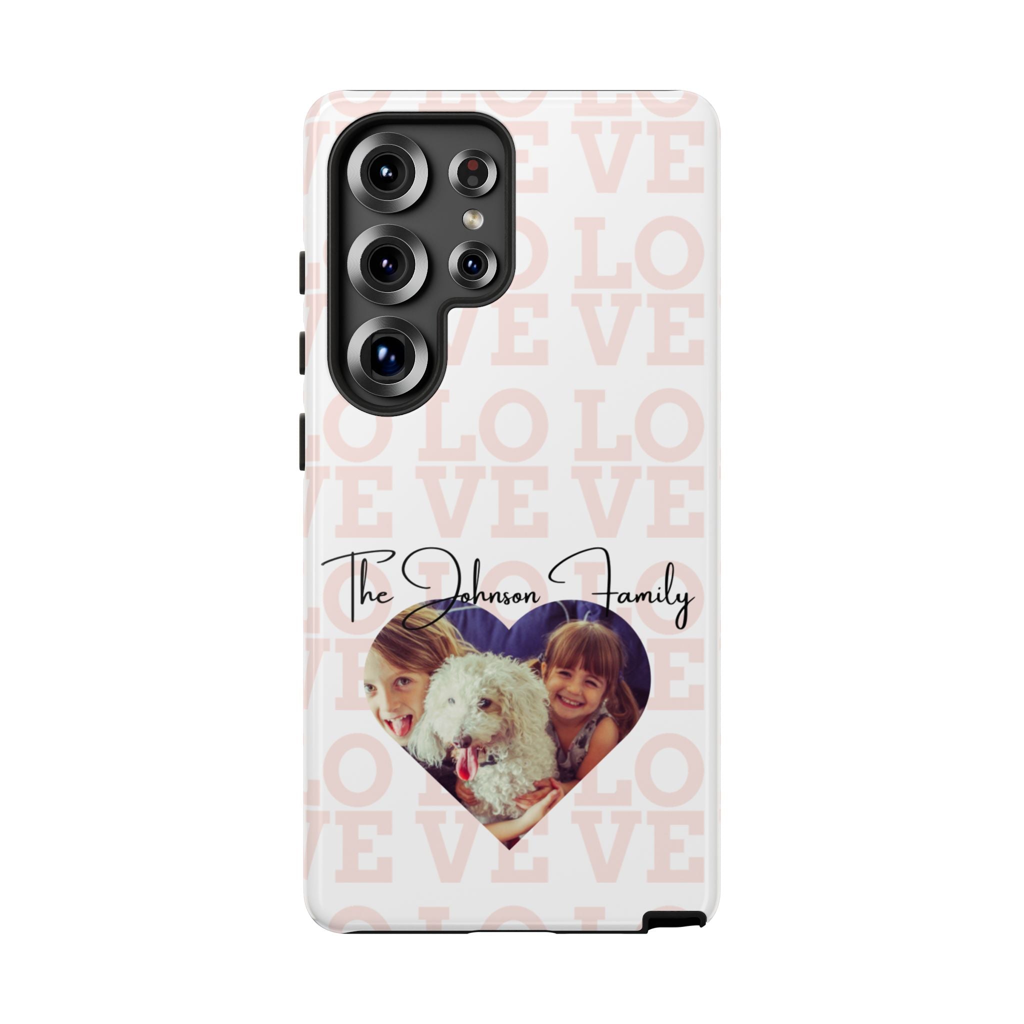 Custom Tough Phone Case, Personalized Protective Cover for iPhone, Samsung, Google Pixel