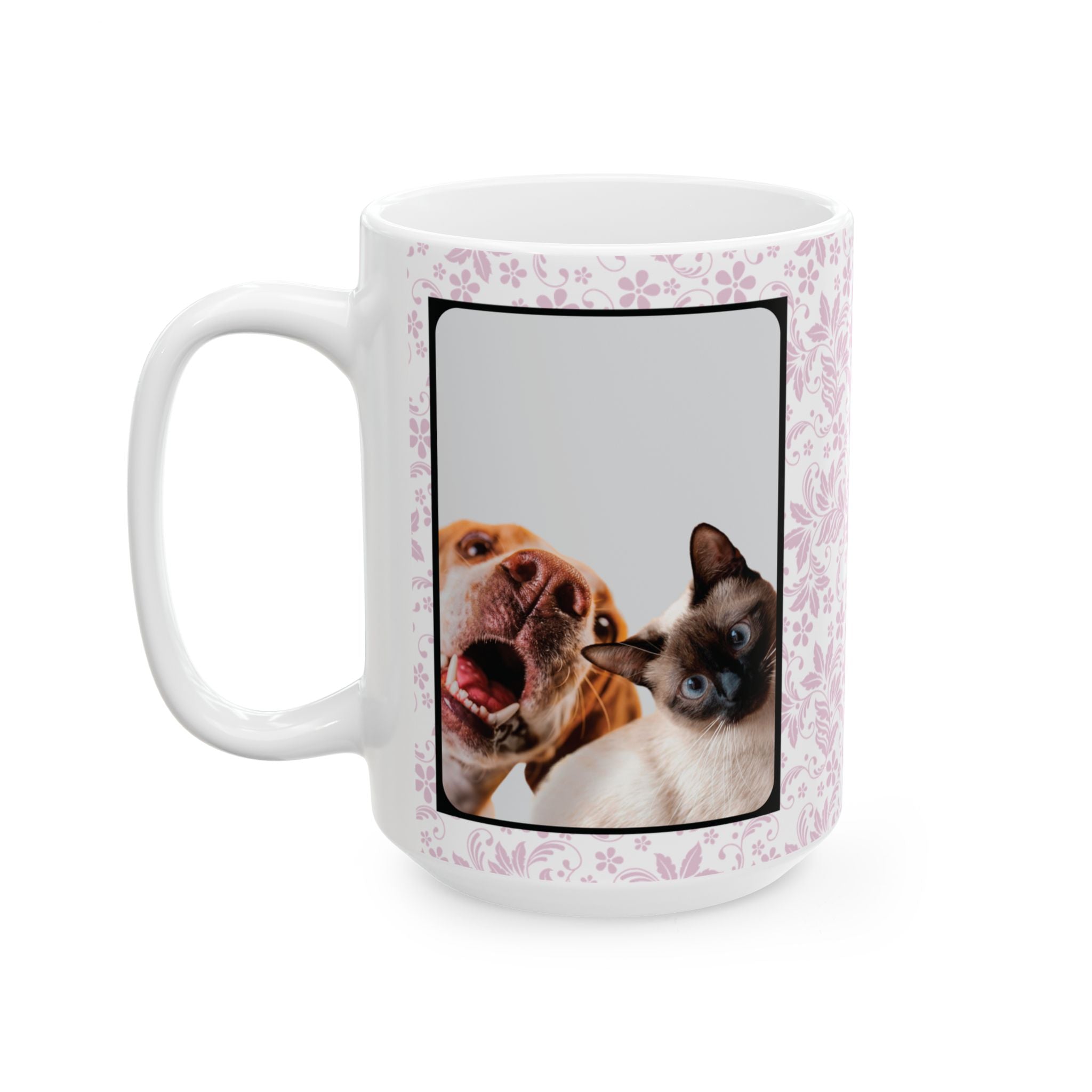 Mug, Personalized Photo Mug – Custom Coffee Cup with Your Picture on Both Sides – Gift for Mom, Dad, Friends, Pet Lovers