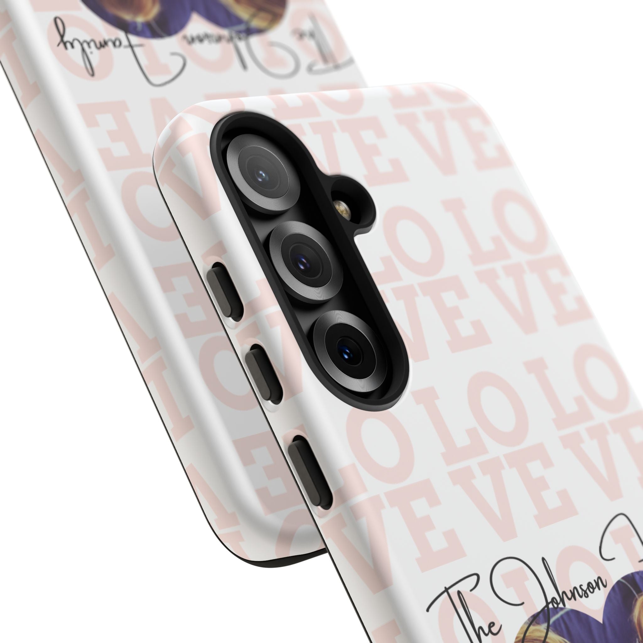 Custom Tough Phone Case, Personalized Protective Cover for iPhone, Samsung, Google Pixel