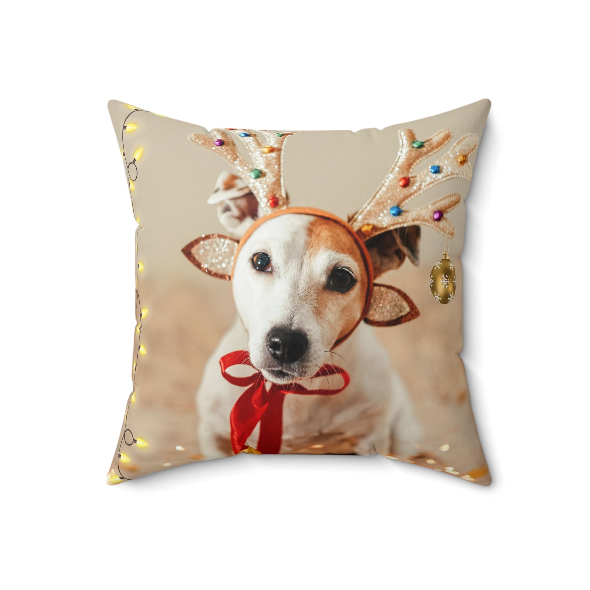 Custom Square Throw Pillow – Personalized Home Decor Accent with Double-Sided Print