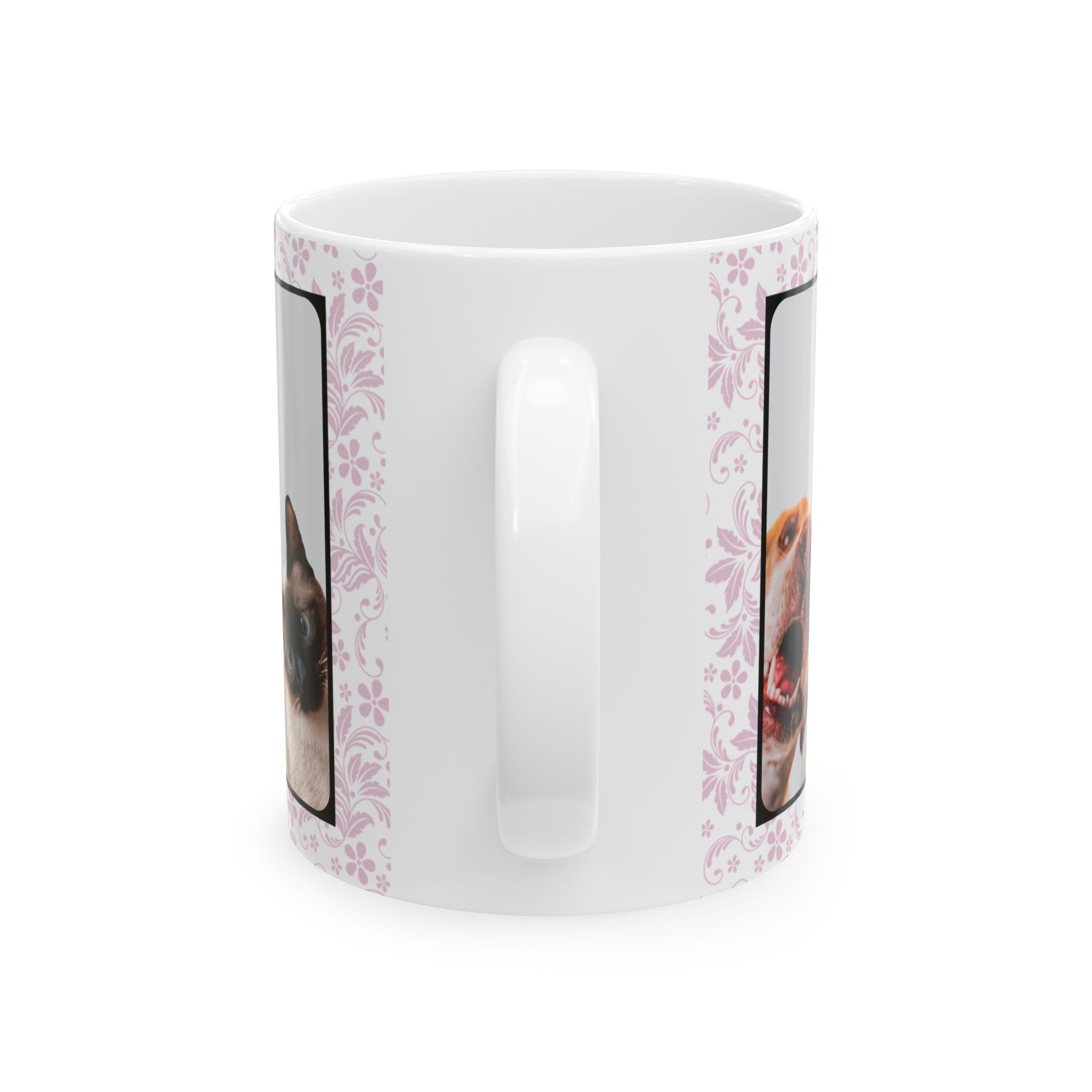 Mug, Personalized Photo Mug – Custom Coffee Cup with Your Picture on Both Sides – Gift for Mom, Dad, Friends, Pet Lovers