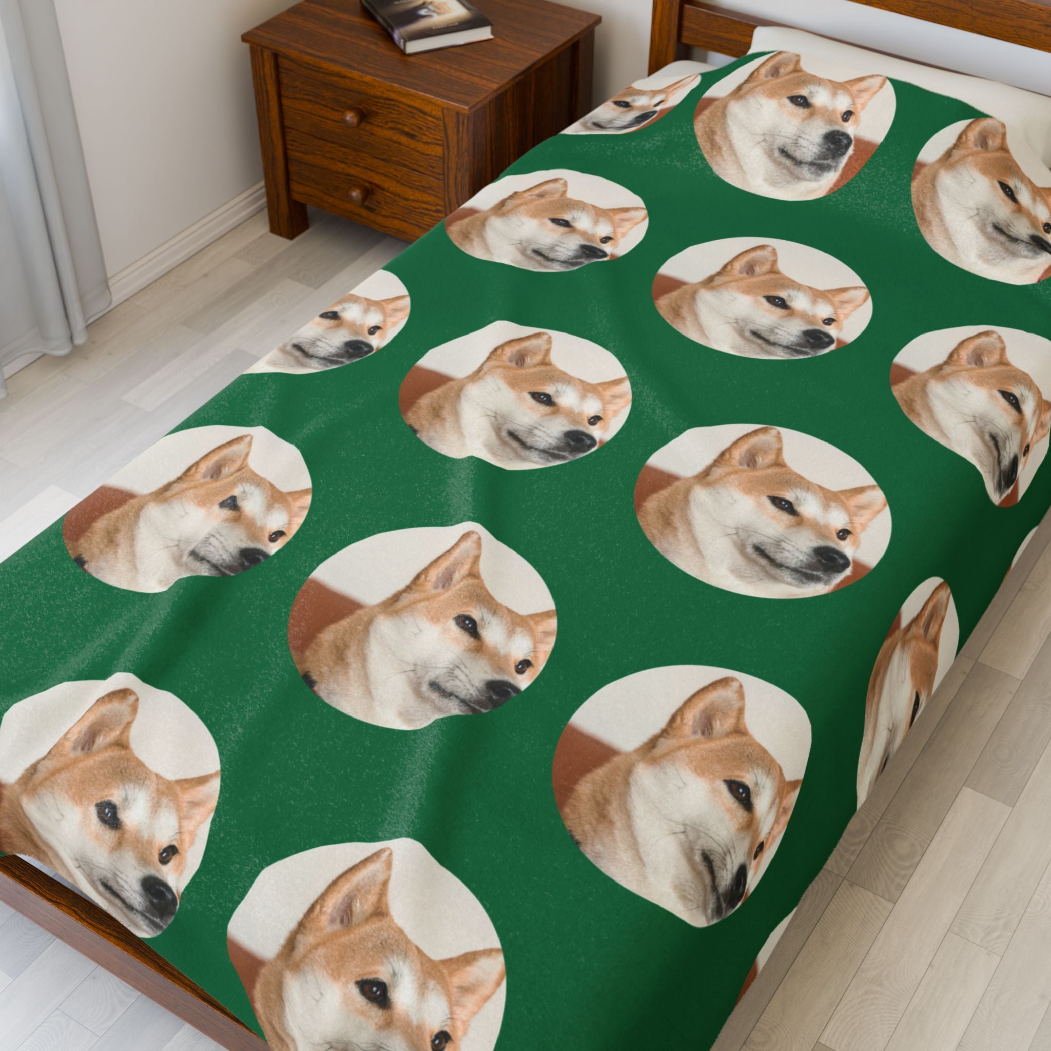 Blanket, Personalized Pet Photo Blanket – Custom Dog Cat Picture Woven Throw – Unique Pet Lover Gift – Cozy Couch Sofa Bedspread