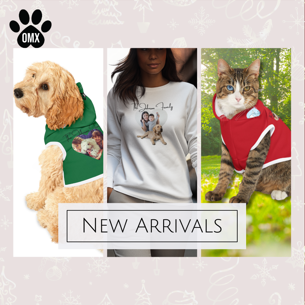 Hoodie, Custom Family Matching Sweater & Dog Hoodie, Personalized Pet Photo & Family Name, Holiday Outfit for Dogs & Owners, The “Johnson” Family