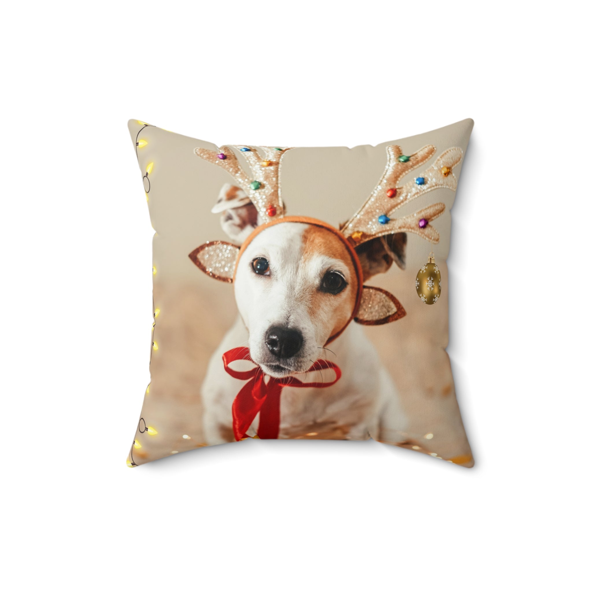 Custom Square Throw Pillow – Personalized Home Decor Accent with Double-Sided Print