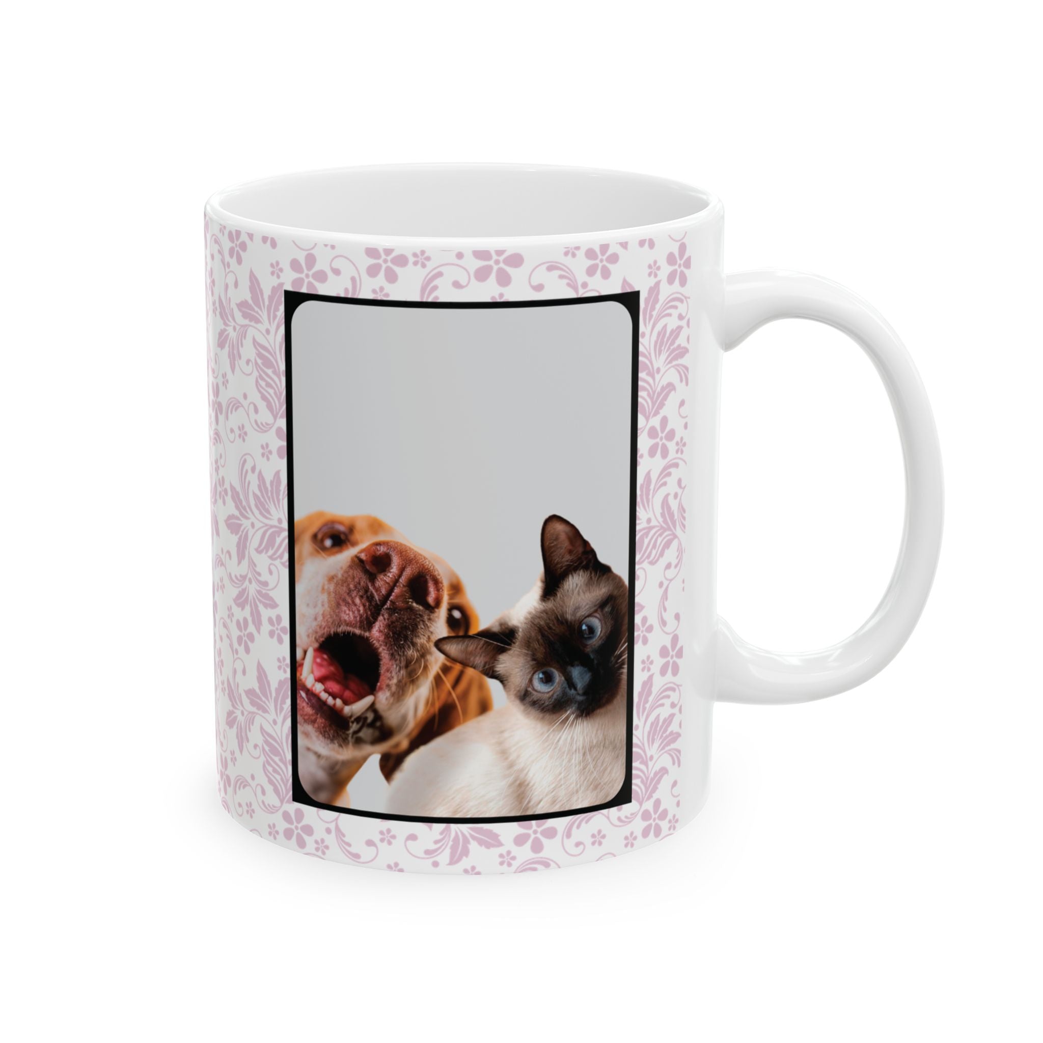 Mug, Personalized Photo Mug – Custom Coffee Cup with Your Picture on Both Sides – Gift for Mom, Dad, Friends, Pet Lovers