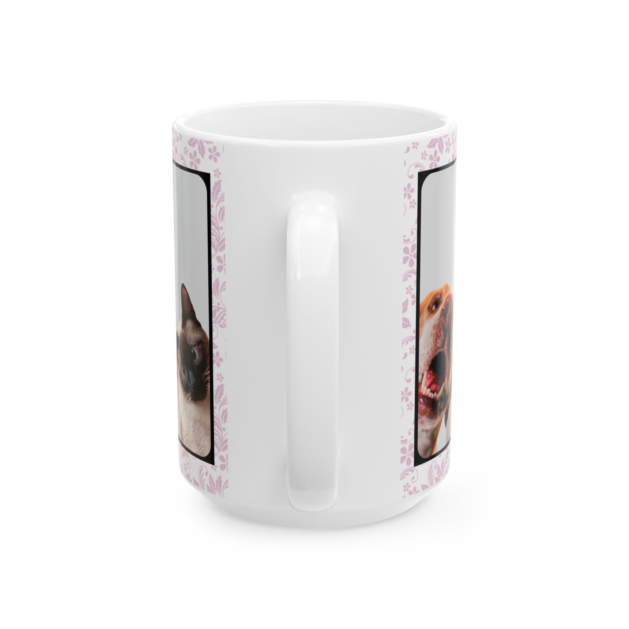 Mug, Personalized Photo Mug – Custom Coffee Cup with Your Picture on Both Sides – Gift for Mom, Dad, Friends, Pet Lovers
