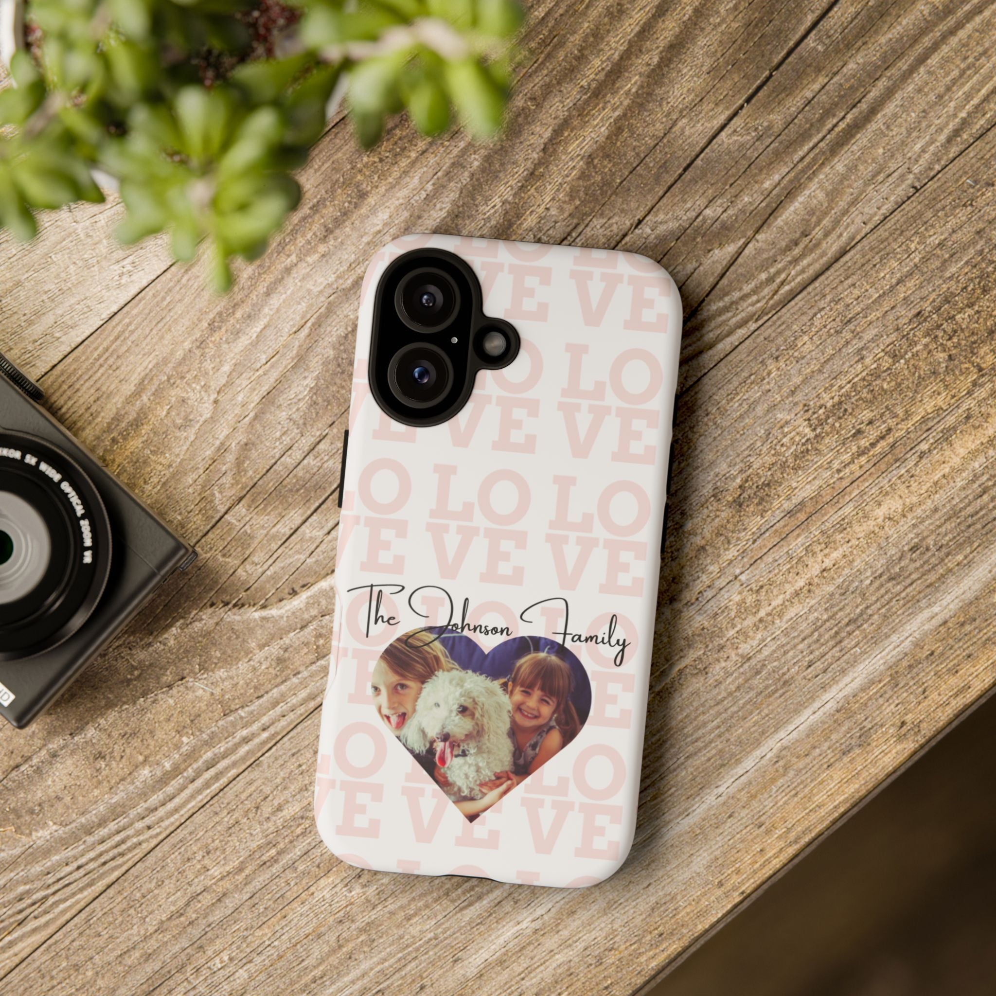 Custom Tough Phone Case, Personalized Protective Cover for iPhone, Samsung, Google Pixel