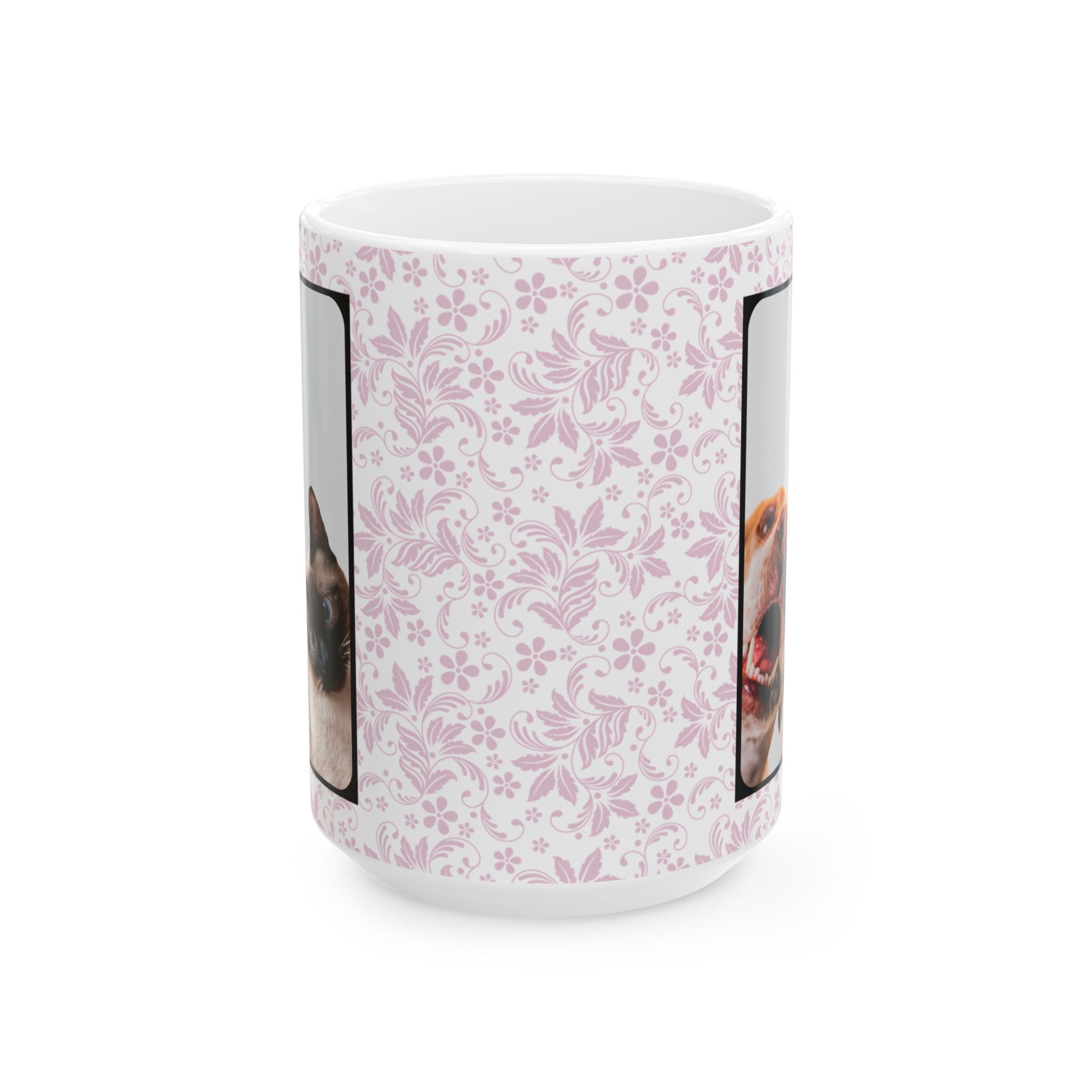 Mug, Personalized Photo Mug – Custom Coffee Cup with Your Picture on Both Sides – Gift for Mom, Dad, Friends, Pet Lovers