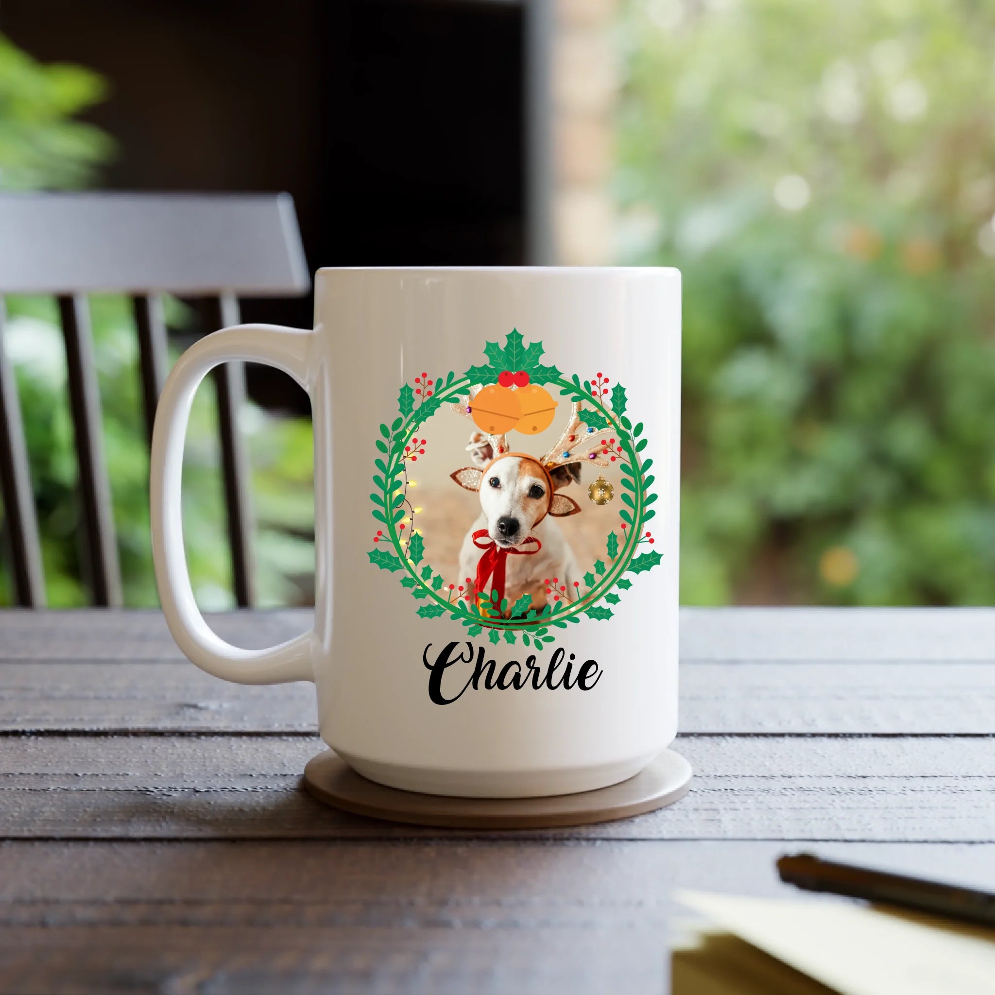 Personalized Xmas Mug – Photo & Name 11oz/15oz