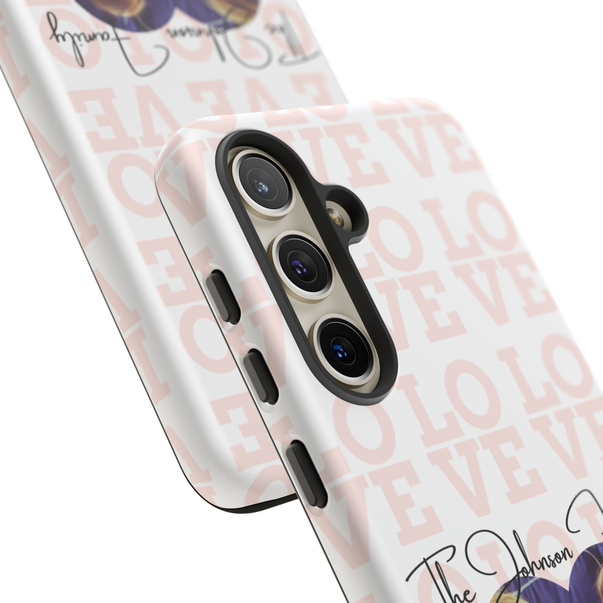 Custom Tough Phone Case, Personalized Protective Cover for iPhone, Samsung, Google Pixel