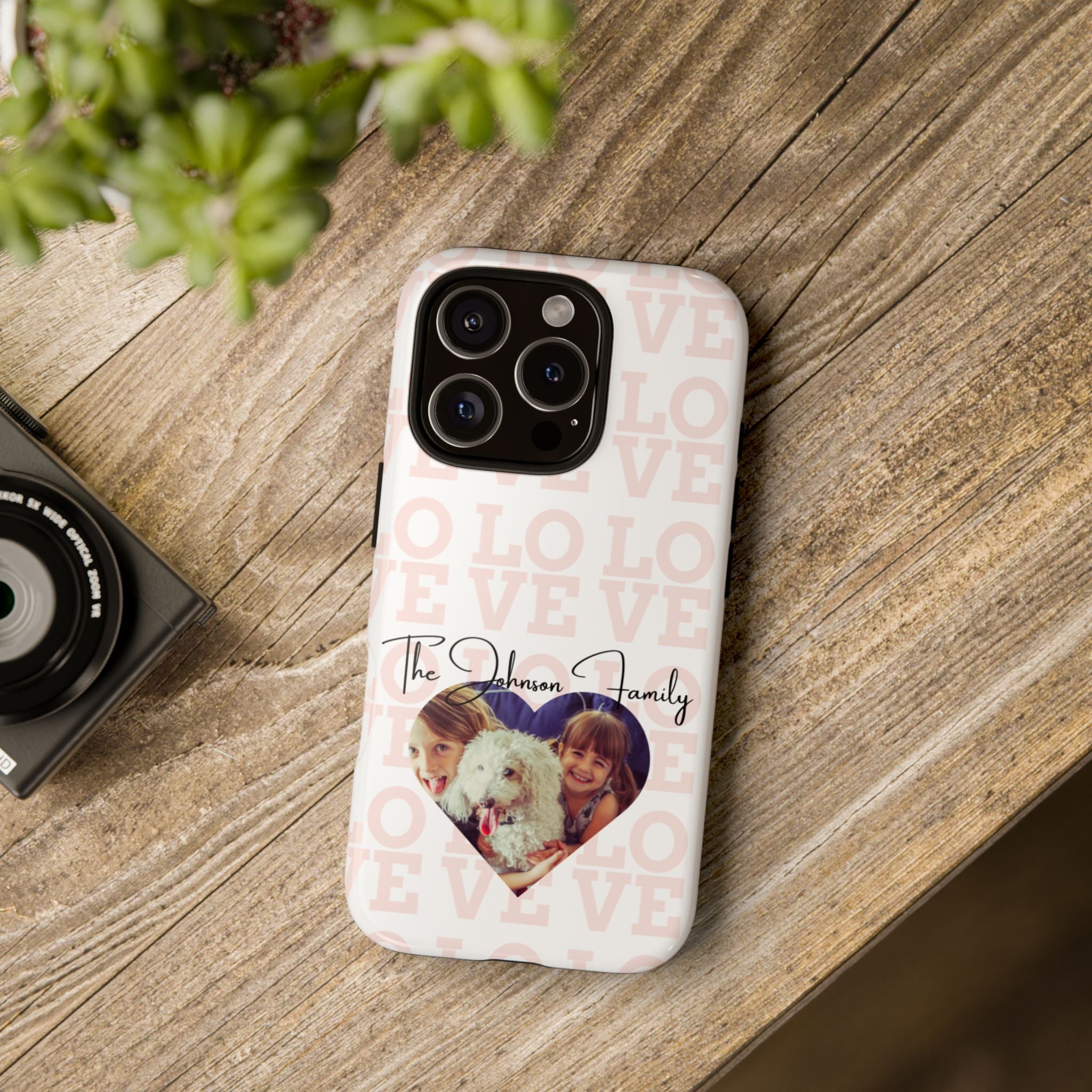 Custom Tough Phone Case, Personalized Protective Cover for iPhone, Samsung, Google Pixel