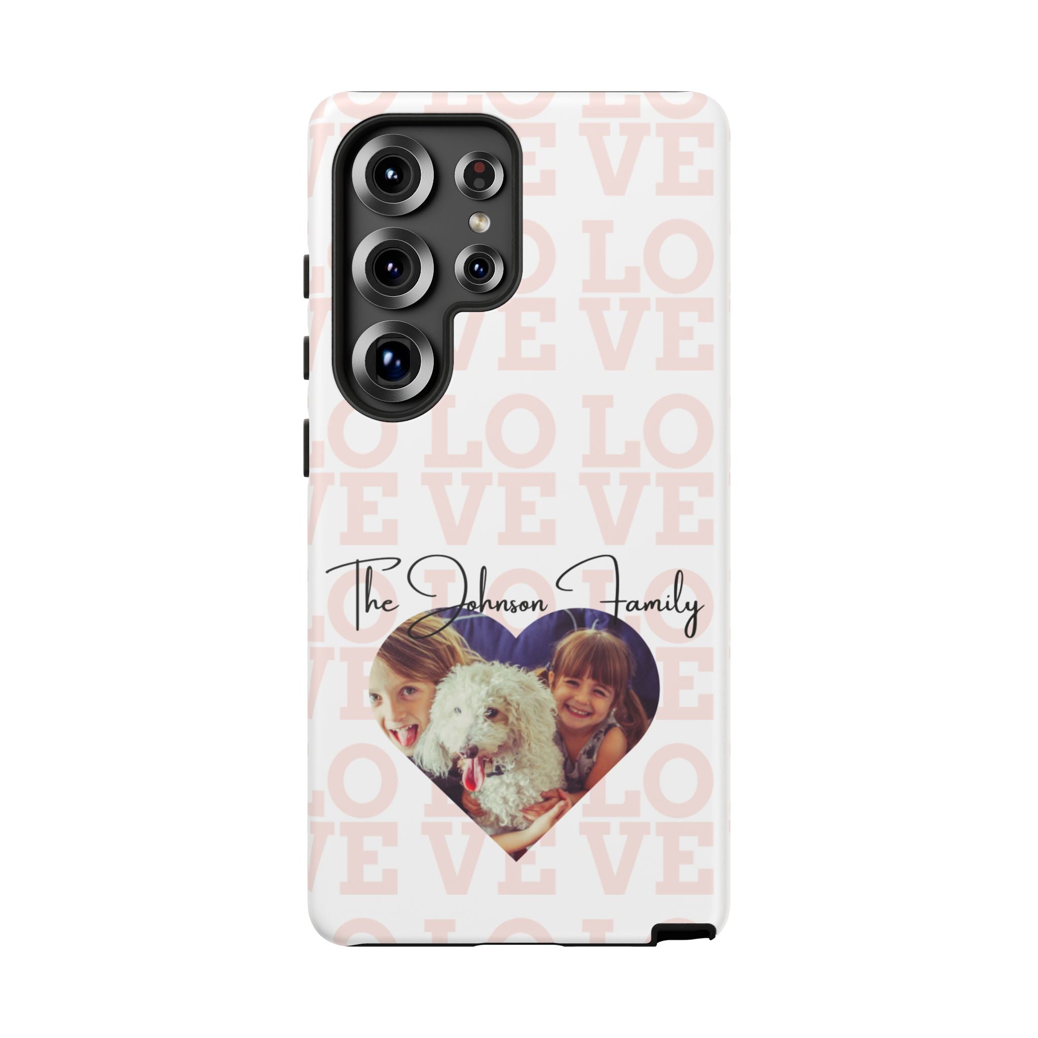 Custom Tough Phone Case, Personalized Protective Cover for iPhone, Samsung, Google Pixel